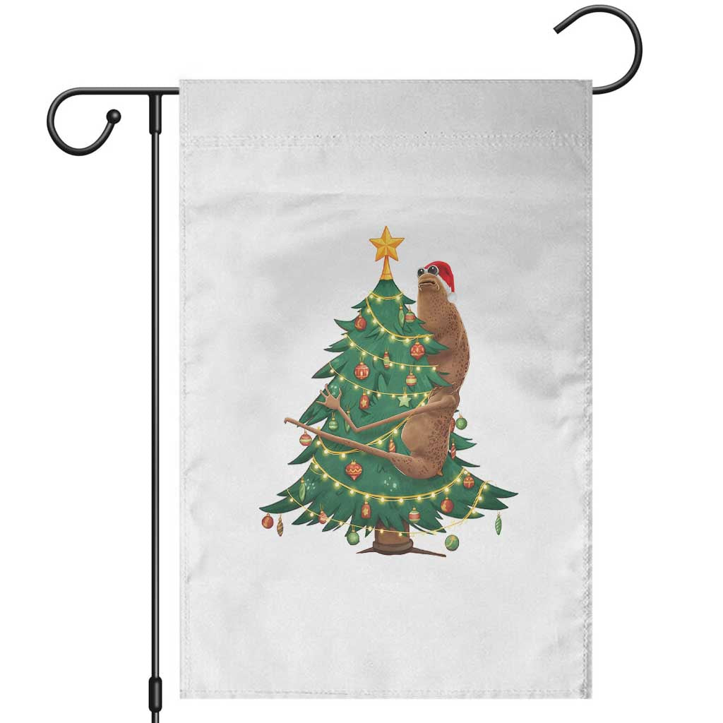 Marcus The Worm Meme Funny Christmas Garden Flag TS14 White Print Your Wear