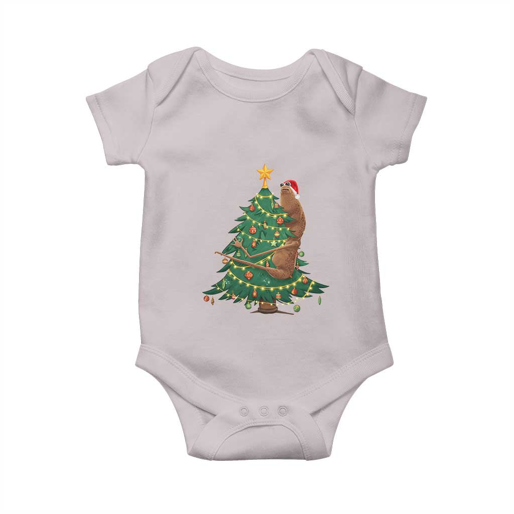 Marcus The Worm Meme Funny Christmas Baby Onesie TS14 Ice Gray Print Your Wear