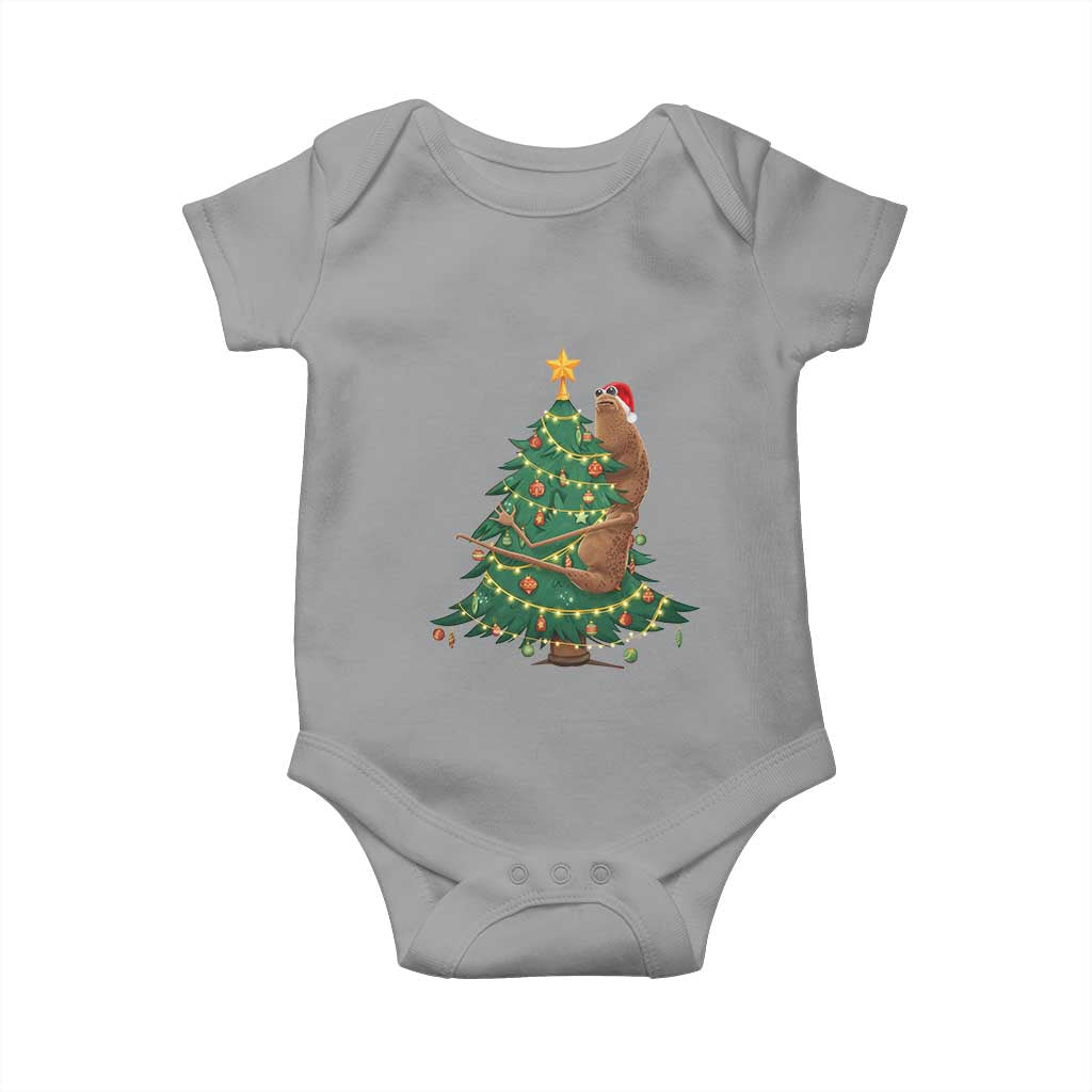 Marcus The Worm Meme Funny Christmas Baby Onesie TS14 Sport Gray Print Your Wear
