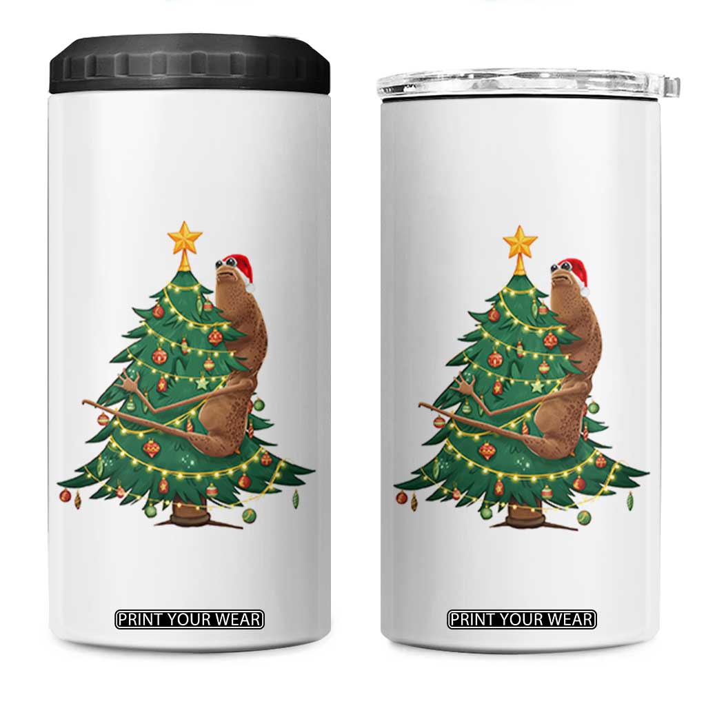 Marcus The Worm Meme Funny Christmas 4 in 1 Can Cooler Tumbler TS14 One Size: 16 oz White Print Your Wear