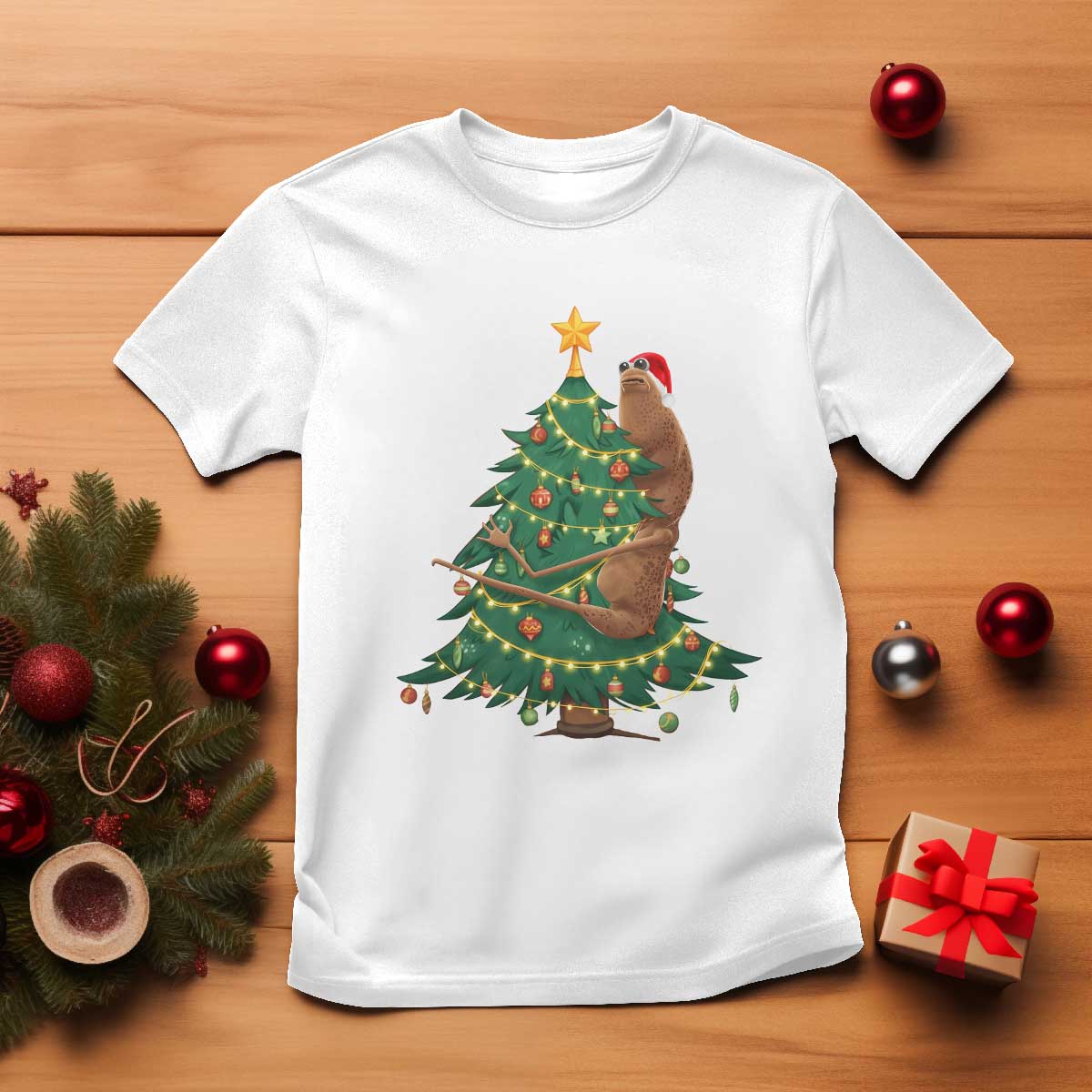 Marcus The Worm Meme Funny Christmas T Shirt TS14 White Print Your Wear