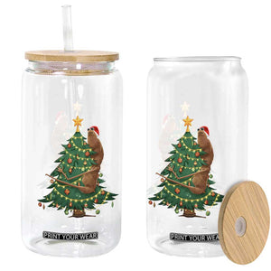 Marcus The Worm Meme Funny Christmas Glass Can TS14 Print Your Wear