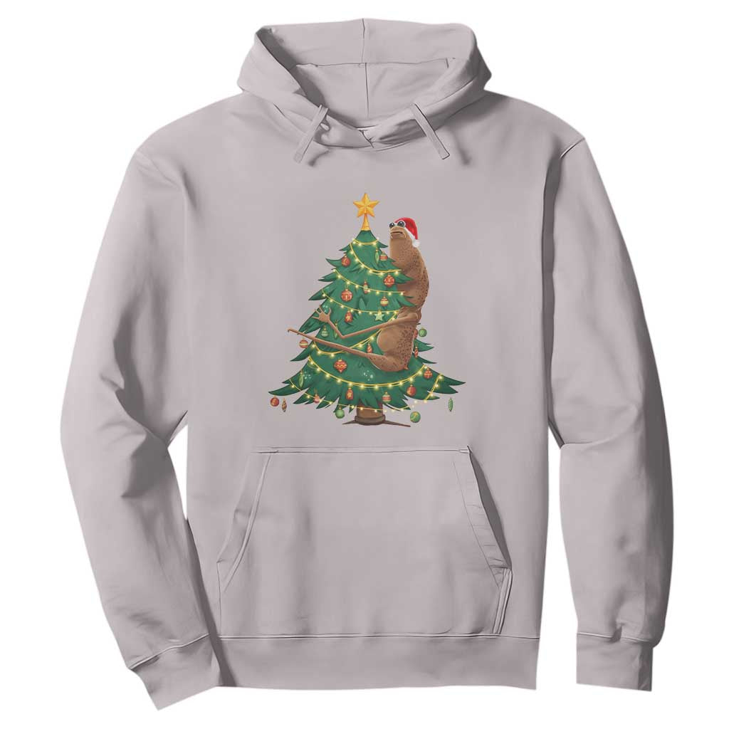 Marcus The Worm Meme Funny Christmas Hoodie TS14 Ice Gray Print Your Wear