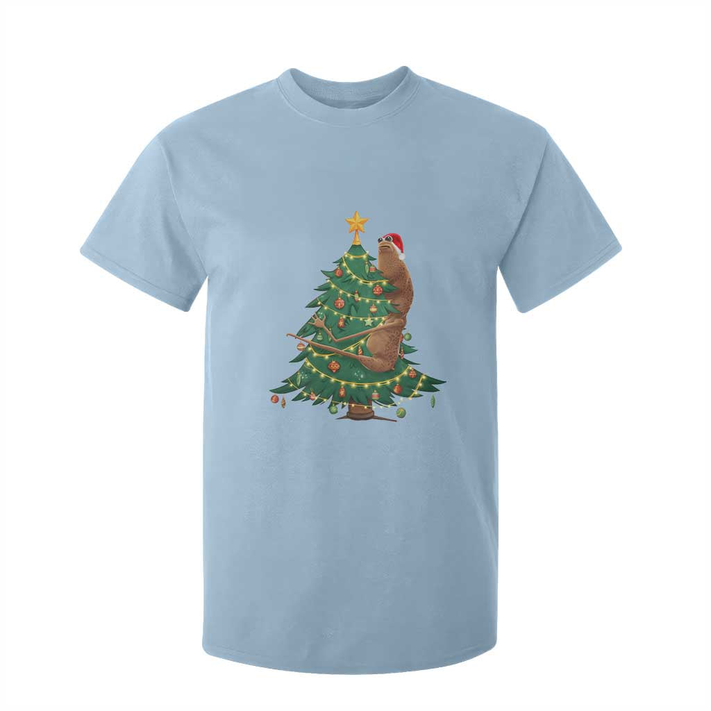 Marcus The Worm Meme Funny Christmas T Shirt For Kid TS14 Light Blue Print Your Wear