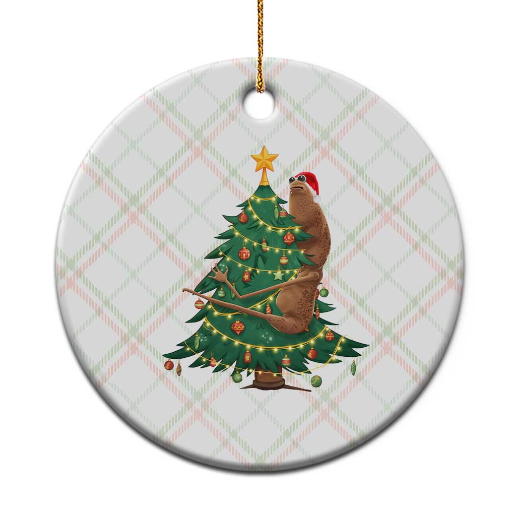 Marcus The Worm Meme Funny Christmas Ceramic Ornament TS14 1pc Christmas Plaid Print Your Wear