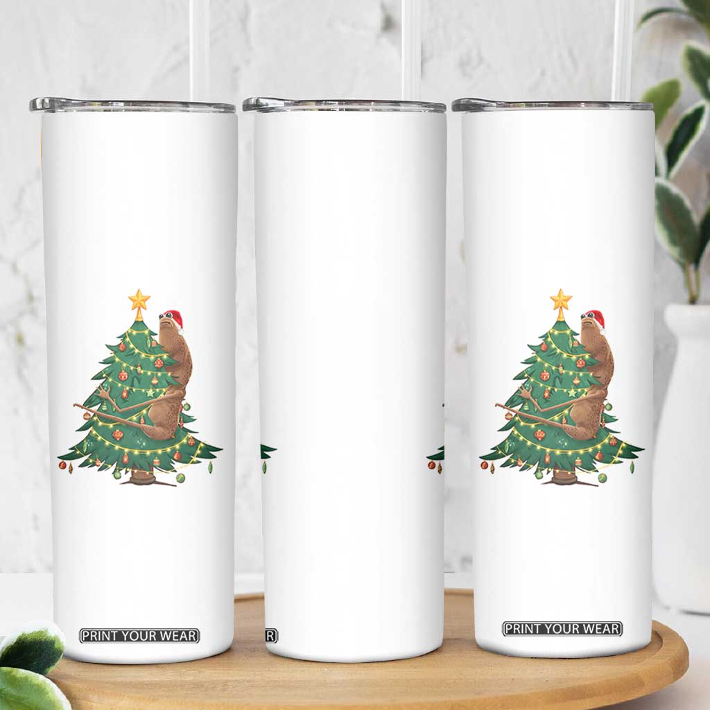Marcus The Worm Meme Funny Christmas Skinny Tumbler TS14 Print Your Wear