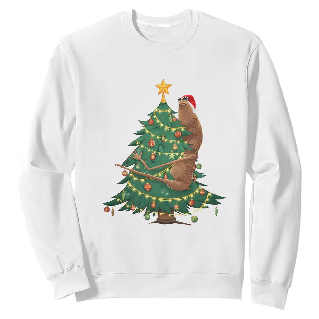 Marcus The Worm Meme Funny Christmas Sweatshirt TS14 White Print Your Wear