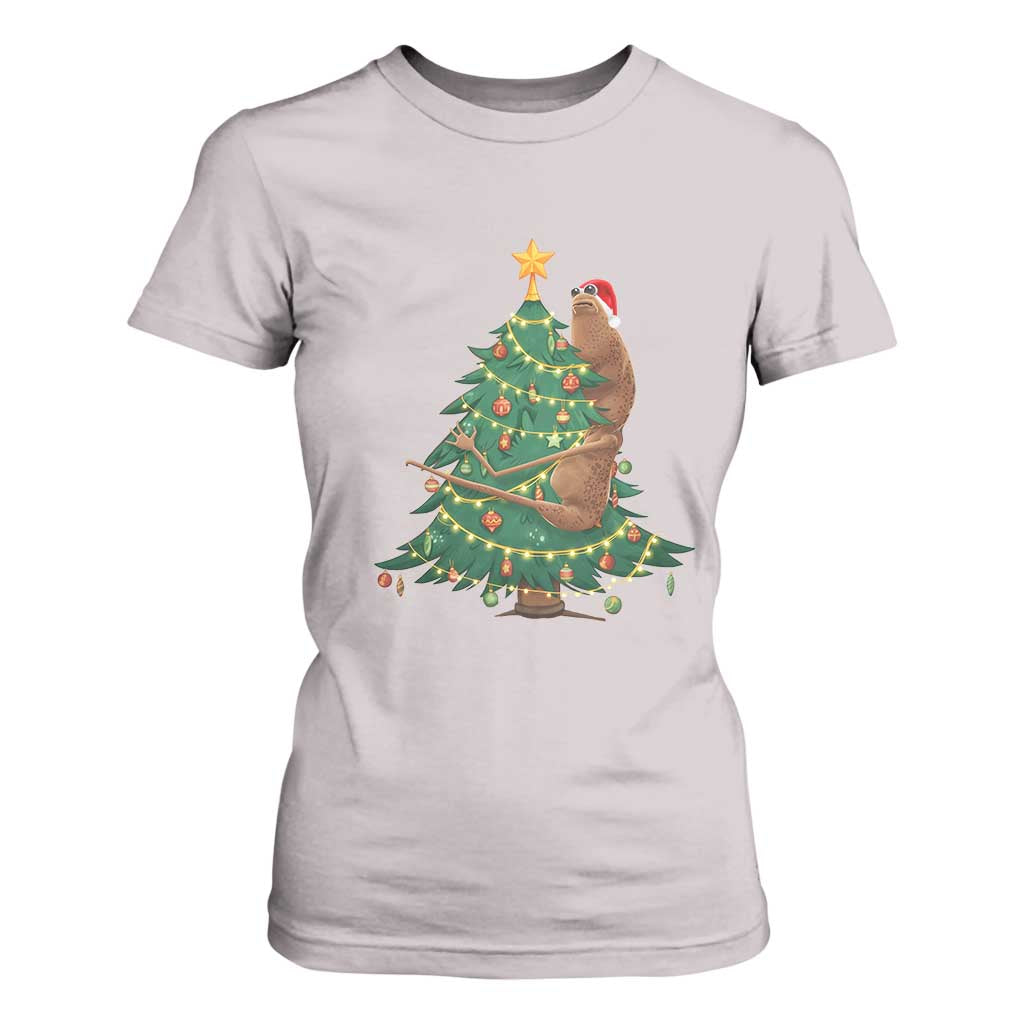 Marcus The Worm Meme Funny Christmas T Shirt For Women TS14 Ice Gray Print Your Wear