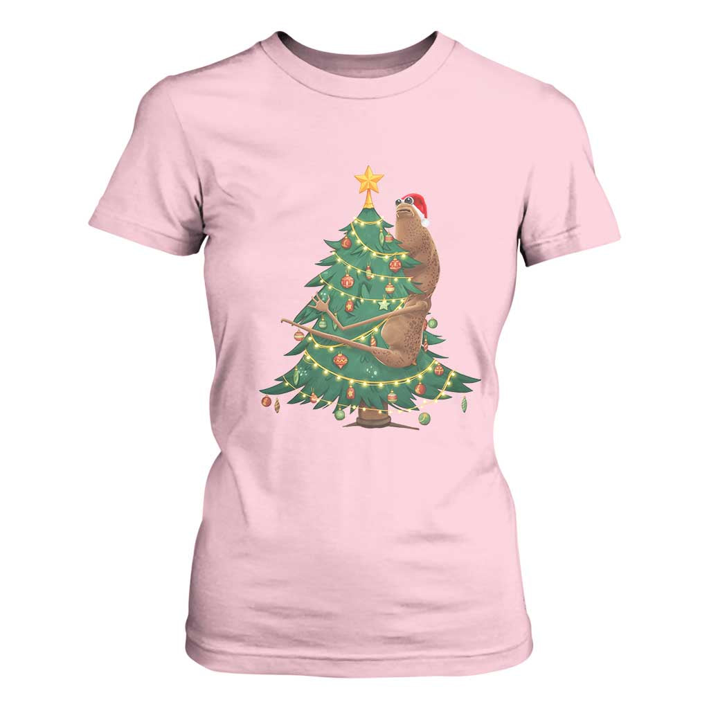 Marcus The Worm Meme Funny Christmas T Shirt For Women TS14 Light Pink Print Your Wear