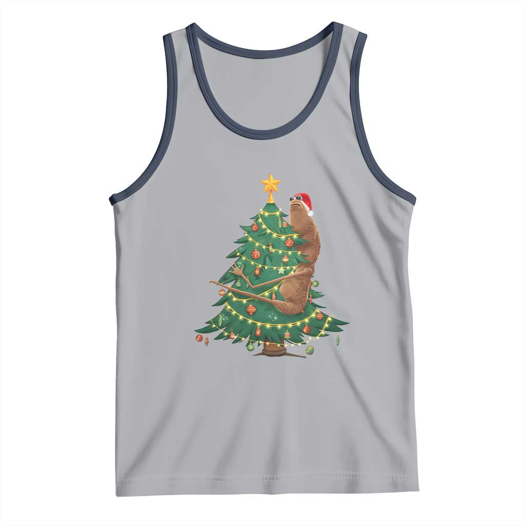 Marcus The Worm Meme Funny Christmas Tank Top TS14 Athletic Heather Navy Print Your Wear