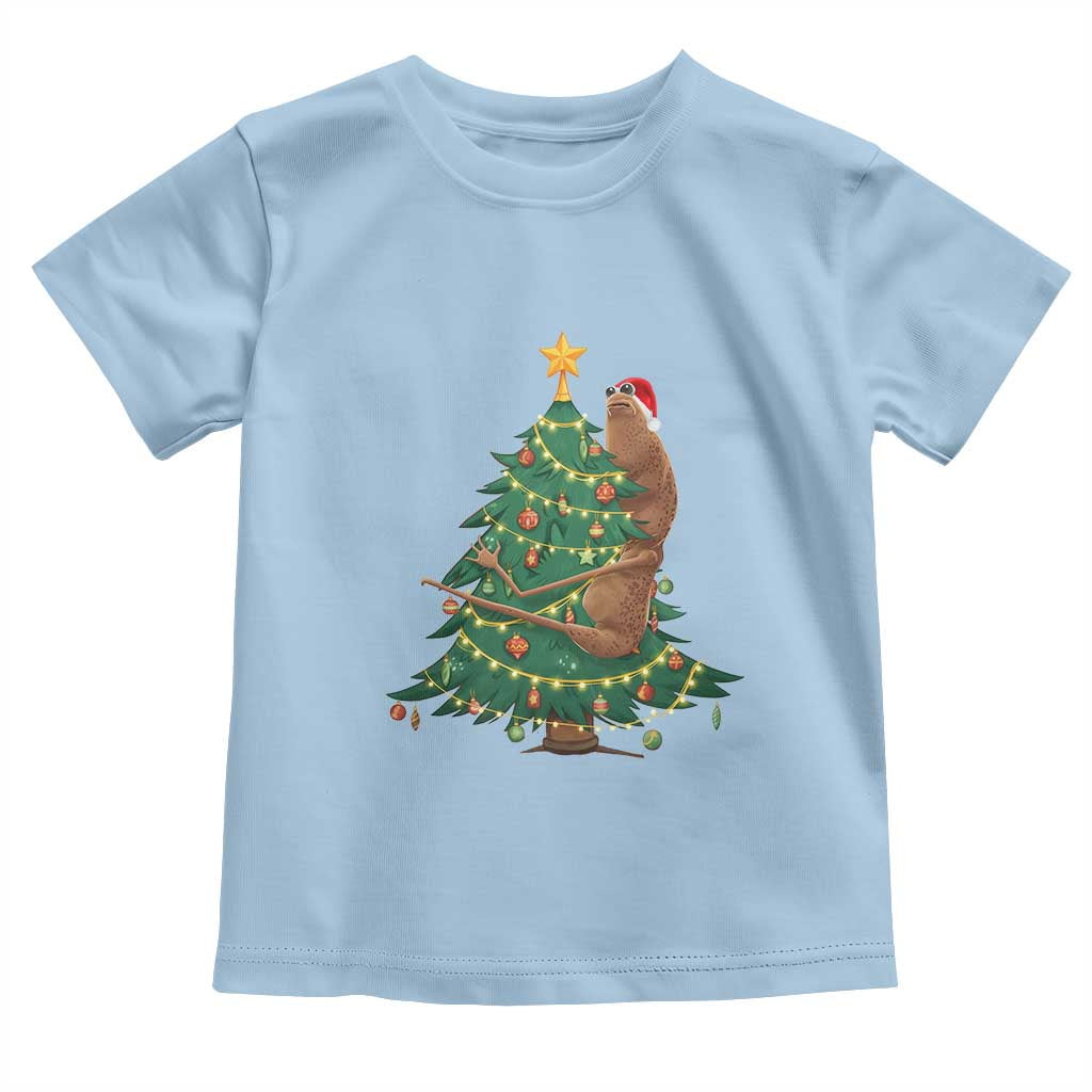 Marcus The Worm Meme Funny Christmas Toddler T Shirt TS14 Light Blue Print Your Wear