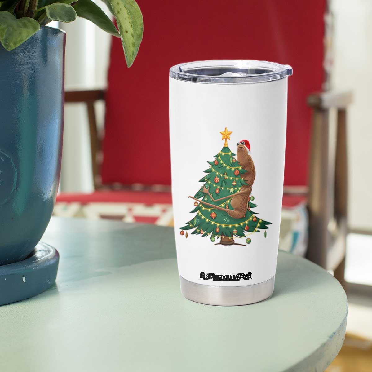 Marcus The Worm Meme Funny Christmas Tumbler Cup TS14 Print Your Wear