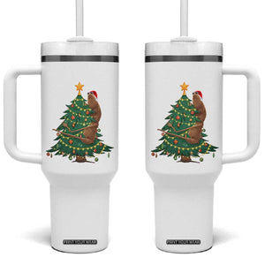 Marcus The Worm Meme Funny Christmas Tumbler With Handle TS14 One Size: 40 oz White Print Your Wear