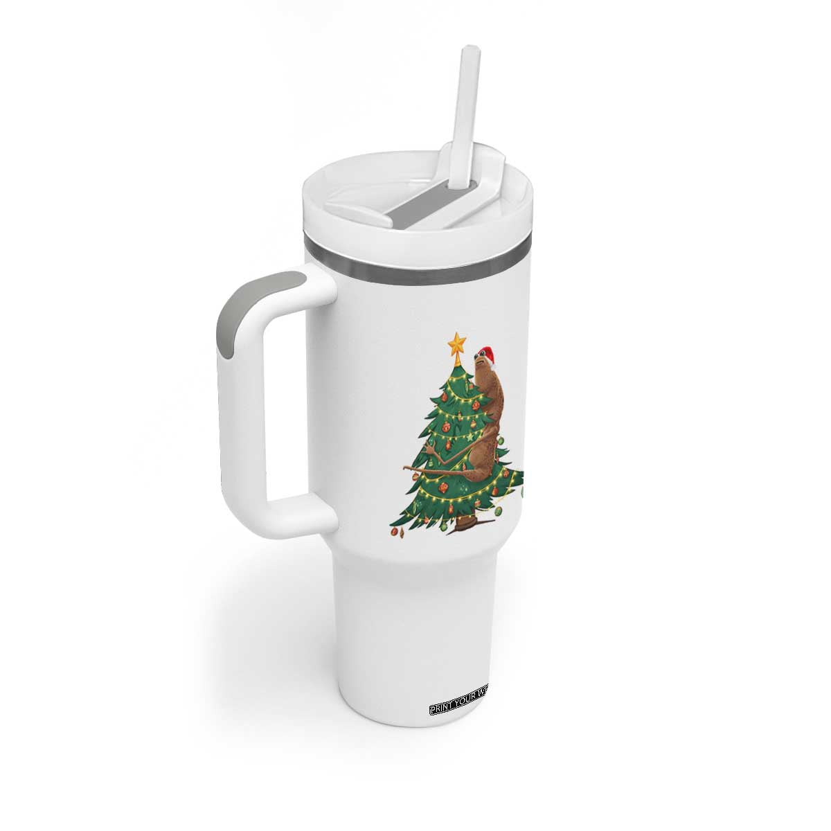 Marcus The Worm Meme Funny Christmas Tumbler With Handle TS14 Print Your Wear