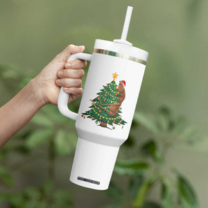 Marcus The Worm Meme Funny Christmas Tumbler With Handle TS14 Print Your Wear