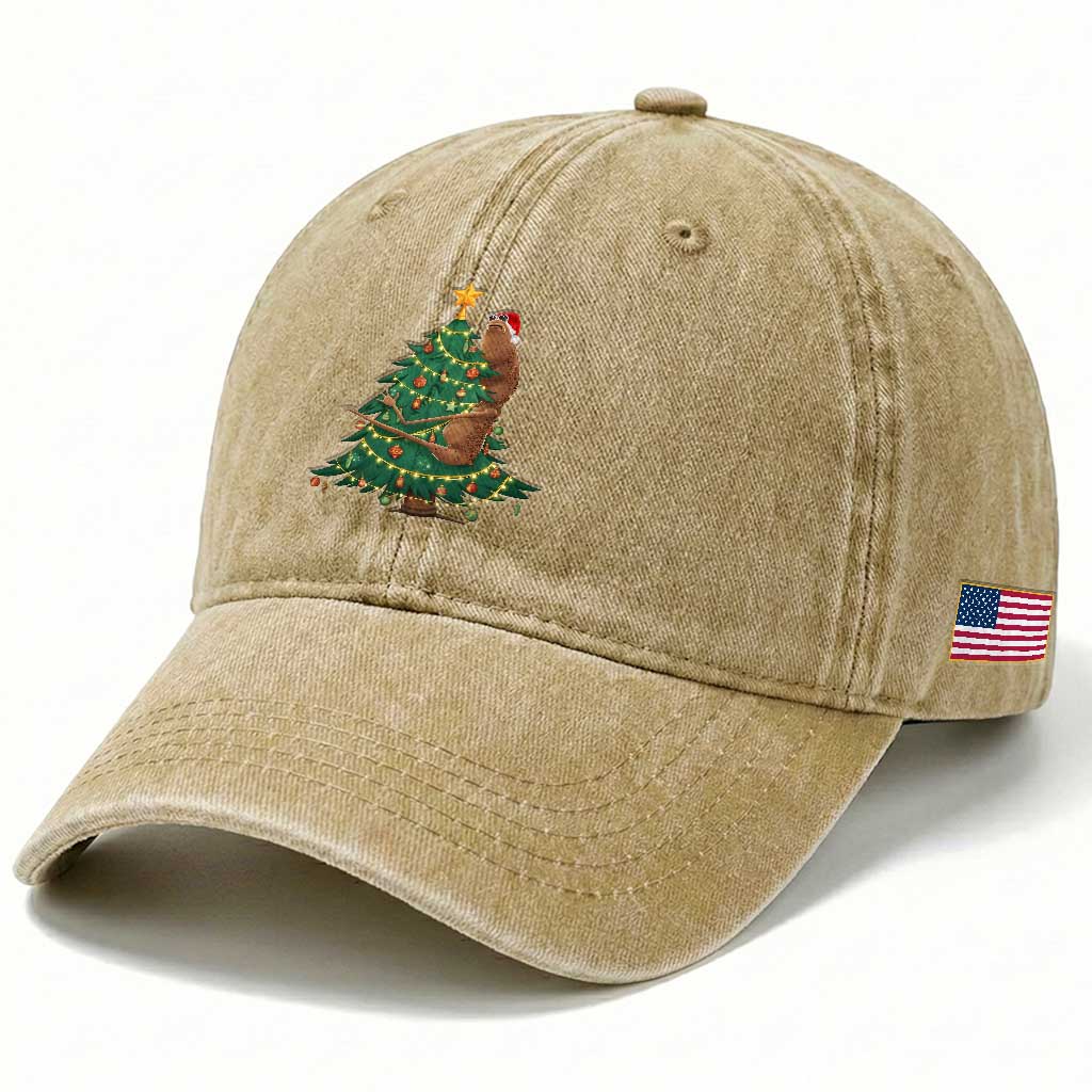 Marcus The Worm Robert Meme Funny Christmas Washed Cotton Baseball Cap TS14 Print Your Wear