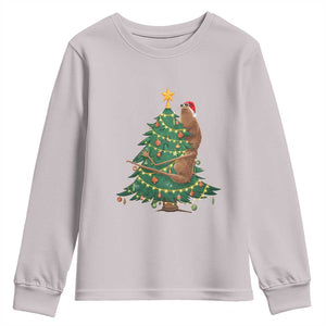 Marcus The Worm Meme Funny Christmas Youth Sweatshirt TS14 Ice Gray Print Your Wear