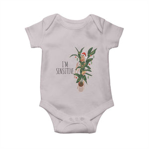 Marcus The Worm Christmas Meme Baby Onesie I Am Sensitive TS14 Ice Gray Print Your Wear