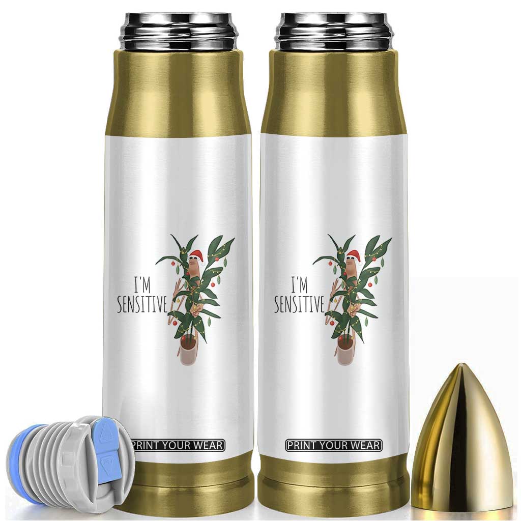 Marcus The Worm Robert Christmas Meme Bullet Tumbler I Am Sensitive TS14 White Print Your Wear