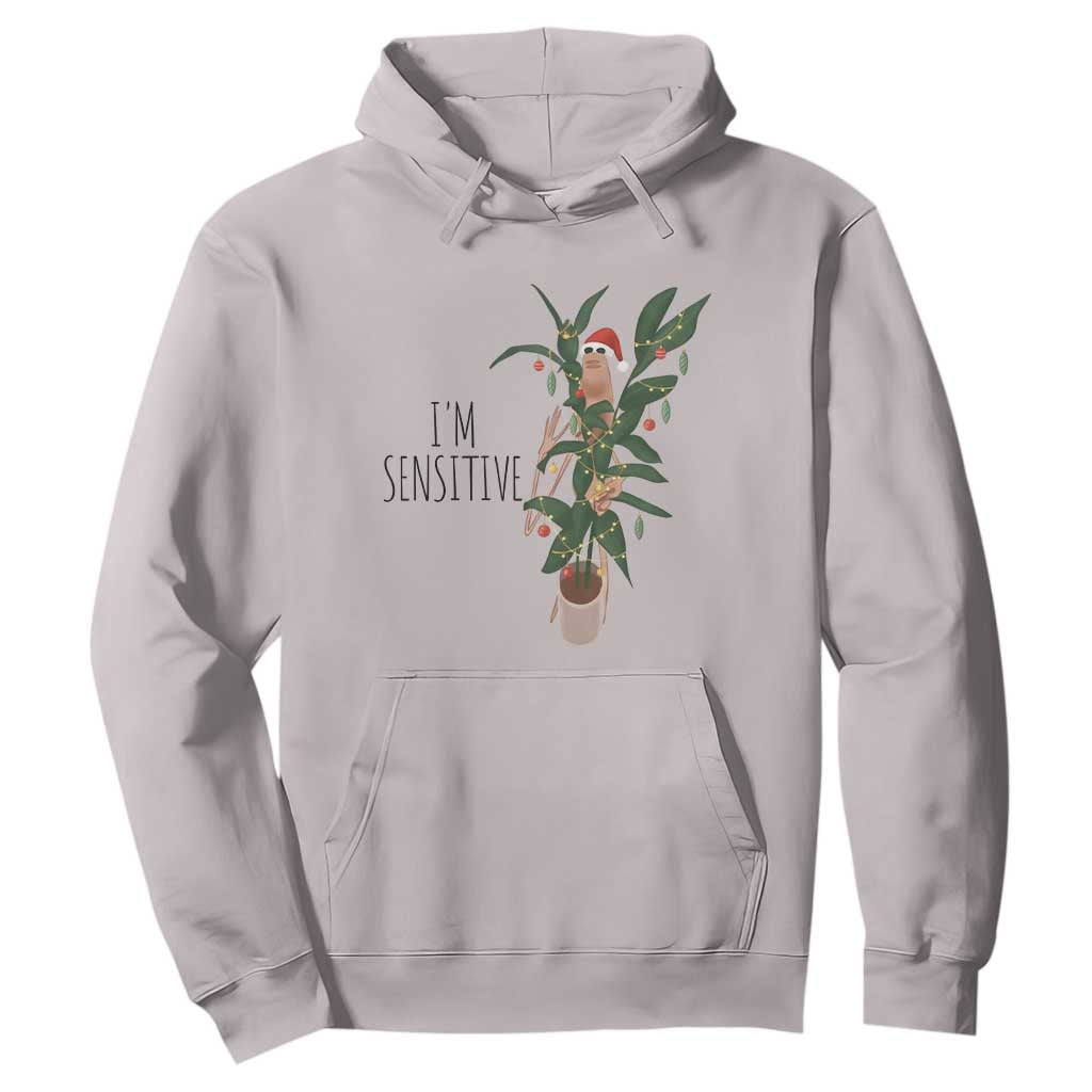 Marcus The Worm Christmas Meme Hoodie I Am Sensitive TS14 Ice Gray Print Your Wear
