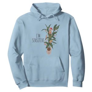 Marcus The Worm Christmas Meme Hoodie I Am Sensitive TS14 Light Blue Print Your Wear