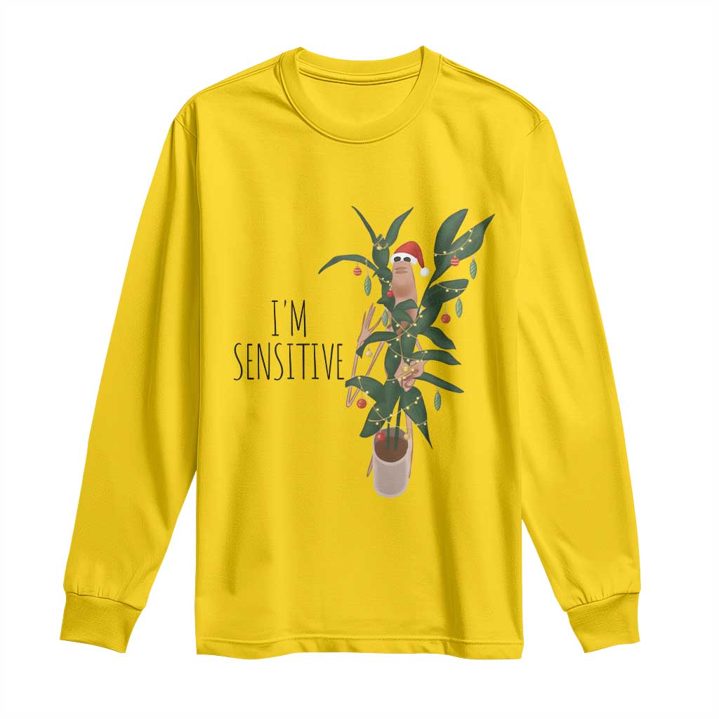 Marcus The Worm Christmas Meme Long Sleeve Shirt I Am Sensitive TS14 Daisy Print Your Wear