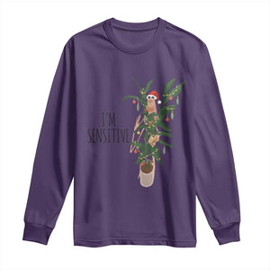 Marcus The Worm Christmas Meme Long Sleeve Shirt I Am Sensitive TS14 Purple Print Your Wear