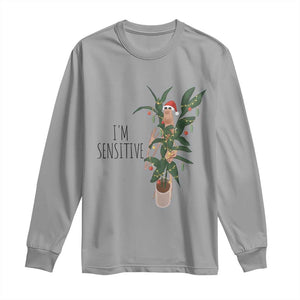 Marcus The Worm Christmas Meme Long Sleeve Shirt I Am Sensitive TS14 Sport Gray Print Your Wear