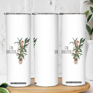 Marcus The Worm Christmas Meme Skinny Tumbler I Am Sensitive TS14 Print Your Wear