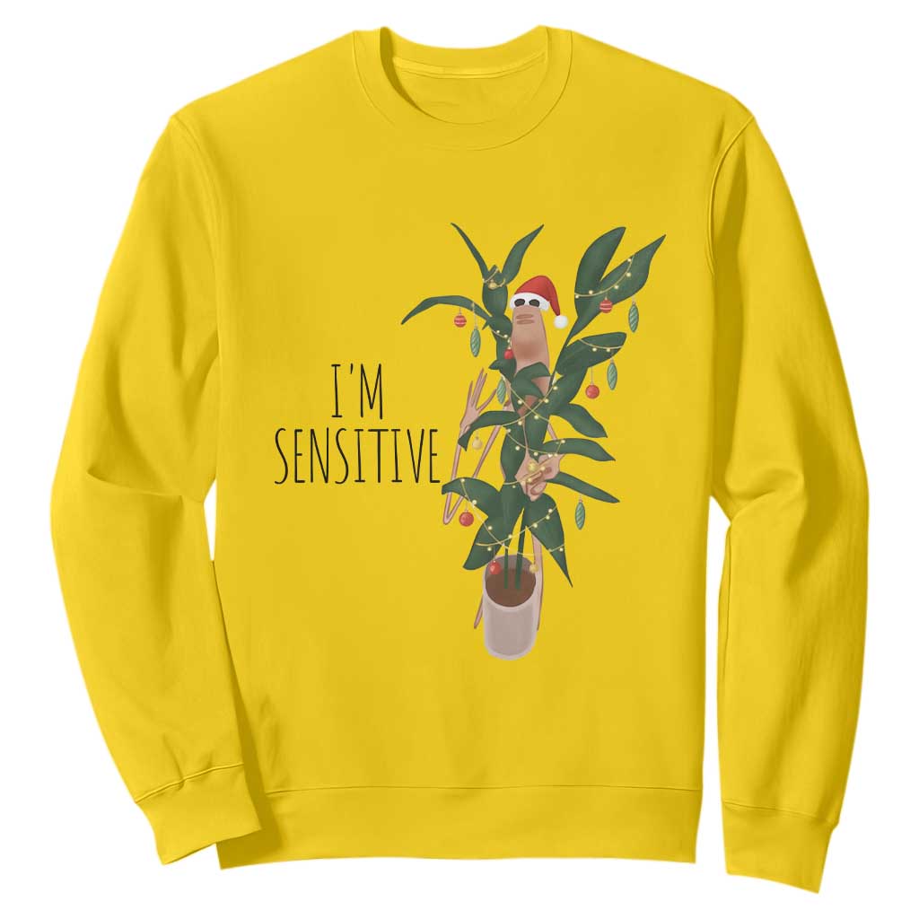Marcus The Worm Christmas Meme Sweatshirt I Am Sensitive TS14 Daisy Print Your Wear