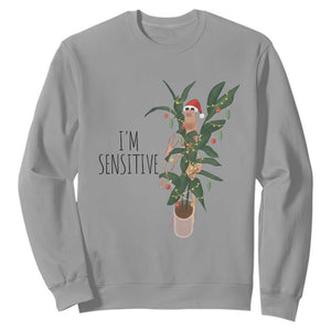 Marcus The Worm Christmas Meme Sweatshirt I Am Sensitive TS14 Sport Gray Print Your Wear