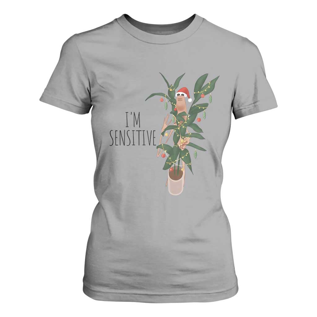 Marcus The Worm Christmas Meme T Shirt For Women I Am Sensitive TS14 Sport Gray Print Your Wear