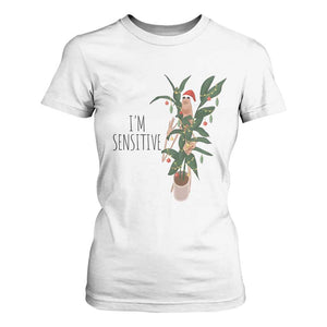 Marcus The Worm Christmas Meme T Shirt For Women I Am Sensitive TS14 White Print Your Wear