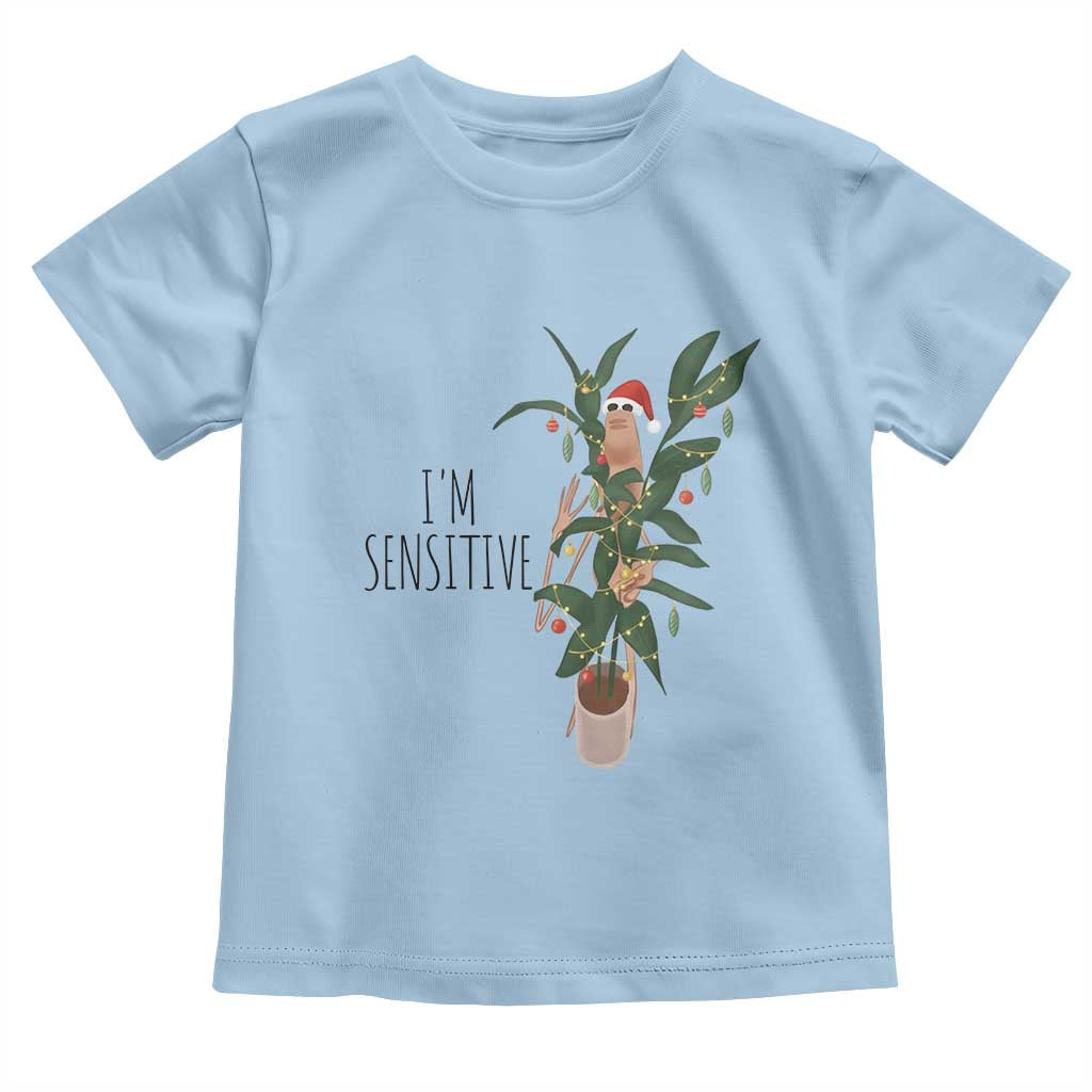 Marcus The Worm Christmas Meme Toddler T Shirt I Am Sensitive TS14 Light Blue Print Your Wear