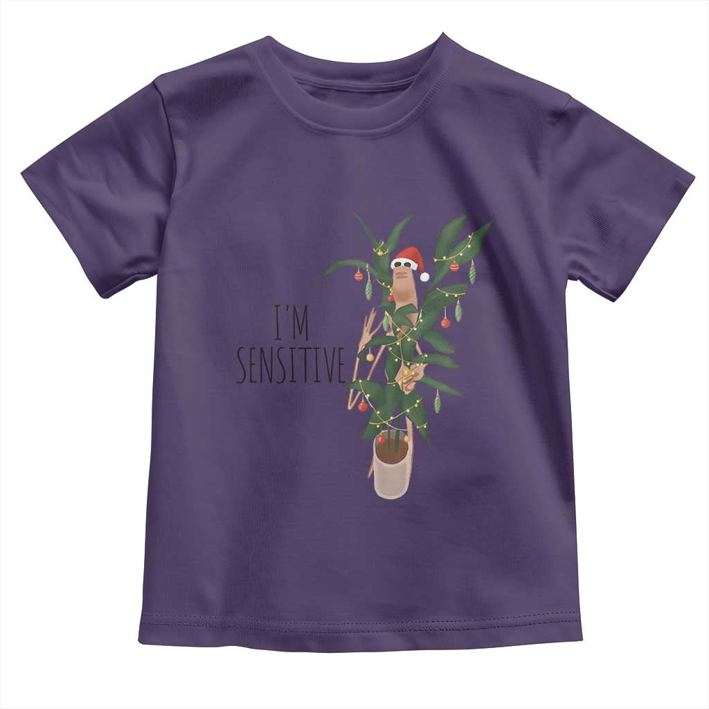 Marcus The Worm Christmas Meme Toddler T Shirt I Am Sensitive TS14 Purple Print Your Wear