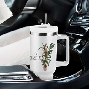 Marcus The Worm Christmas Meme Tumbler With Handle I Am Sensitive TS14 Print Your Wear