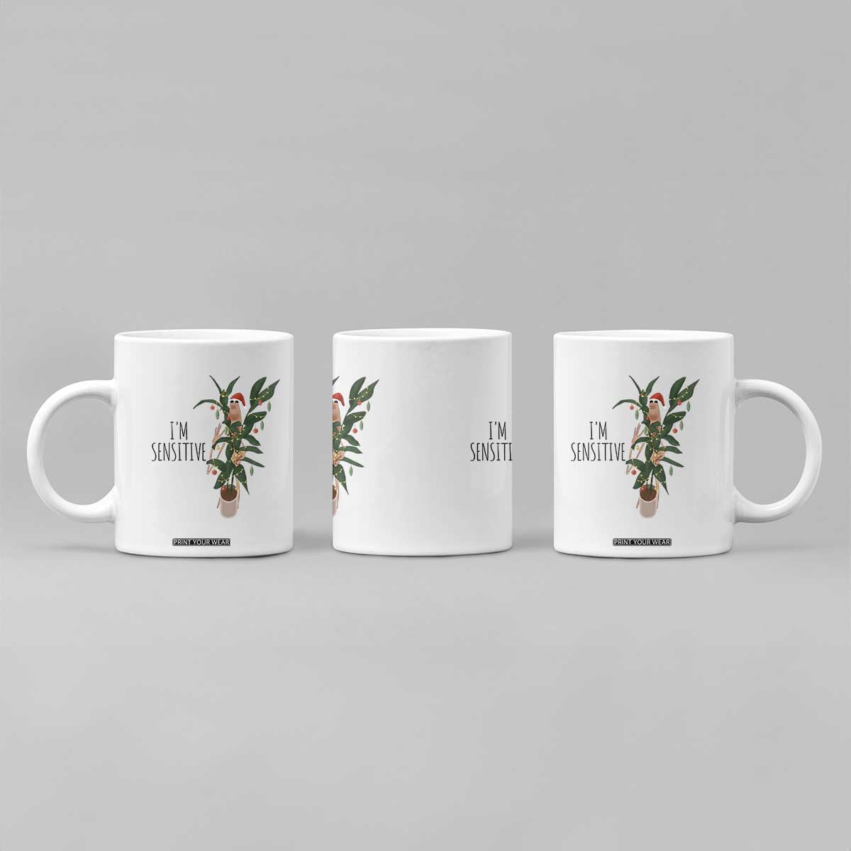 Marcus The Worm Christmas Meme Coffee Mug I Am Sensitive TS14 Print Your Wear