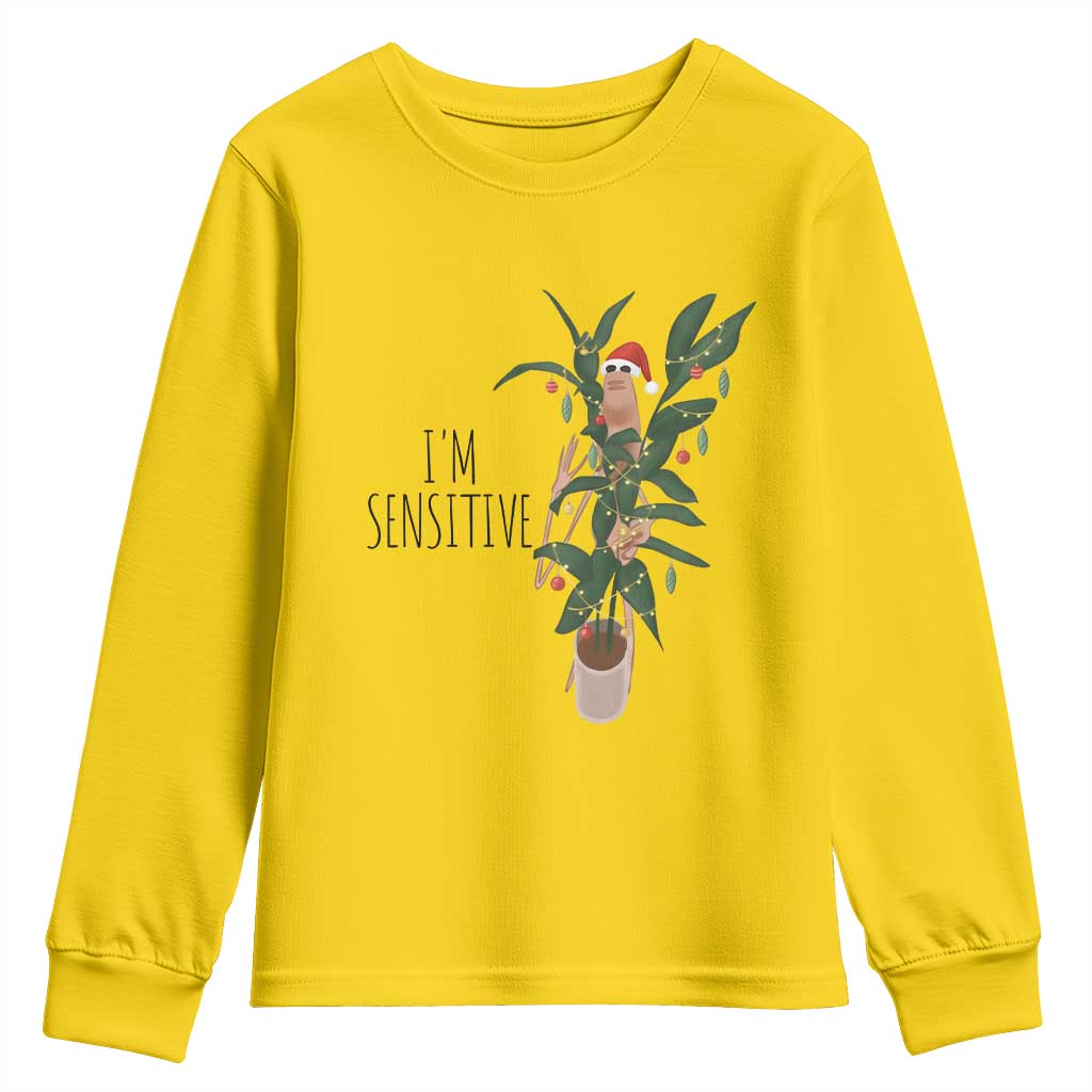 Marcus The Worm Christmas Meme Youth Sweatshirt I Am Sensitive TS14 Daisy Print Your Wear