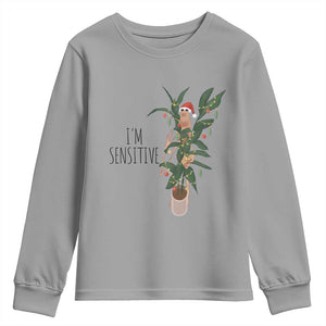 Marcus The Worm Christmas Meme Youth Sweatshirt I Am Sensitive TS14 Sport Gray Print Your Wear