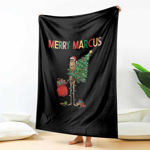 Marcus The Worm Christmas Meme Throw Blanket TS14 Print Your Wear