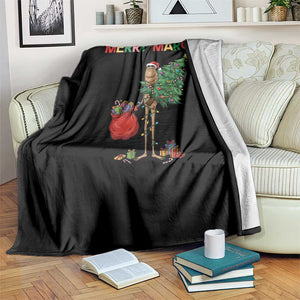 Marcus The Worm Christmas Meme Throw Blanket TS14 Print Your Wear