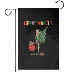 Marcus The Worm Christmas Meme Garden Flag TS14 Black Print Your Wear