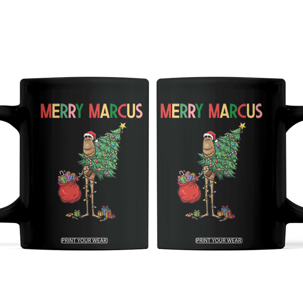 Marcus The Worm Christmas Meme Coffee Mug TS14 Black Print Your Wear