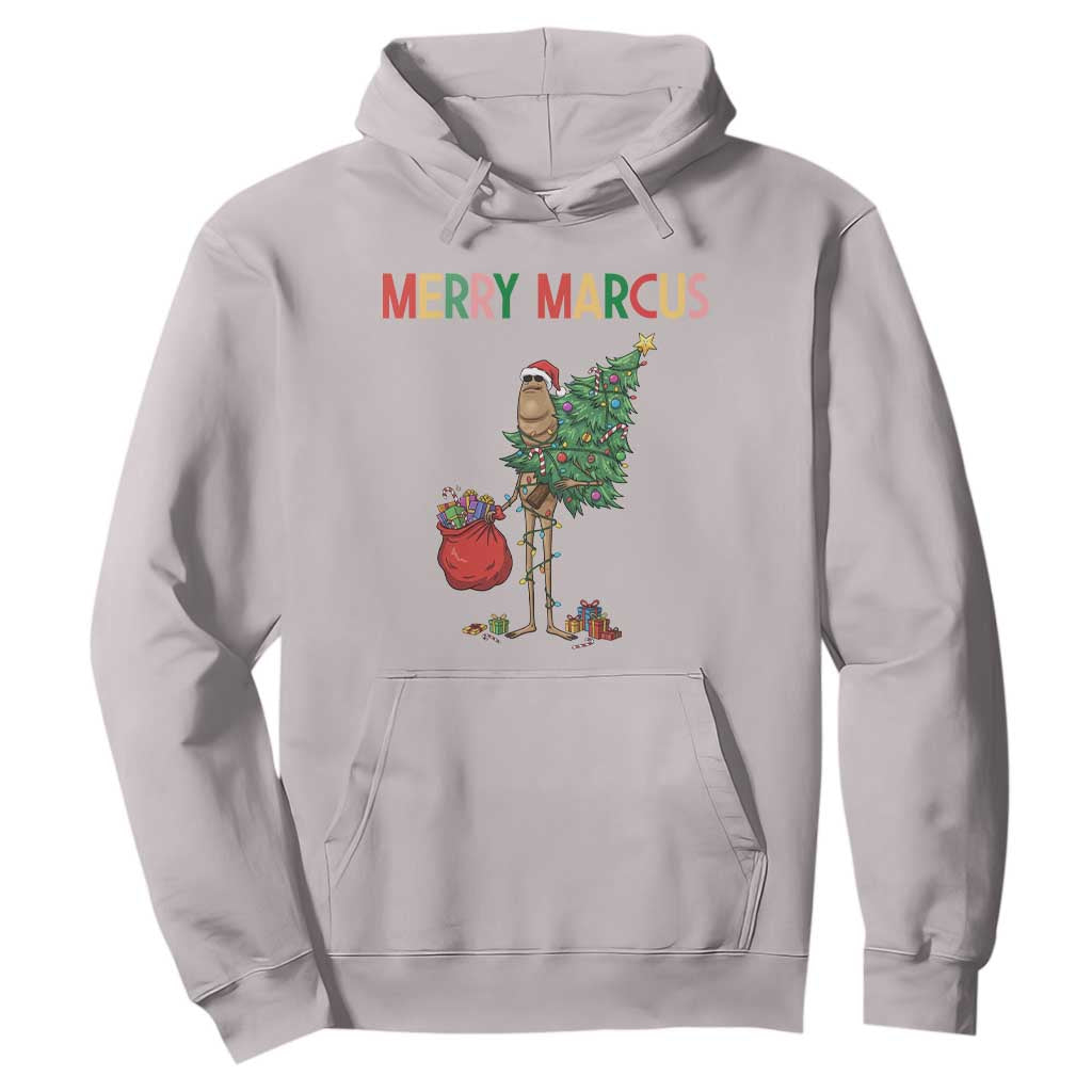 Marcus The Worm Christmas Meme Hoodie TS14 Ice Gray Print Your Wear