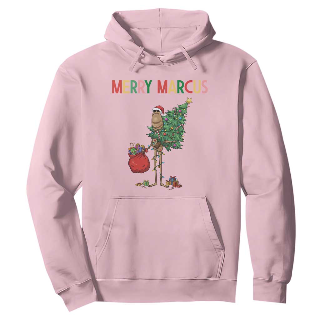 Marcus The Worm Christmas Meme Hoodie TS14 Light Pink Print Your Wear