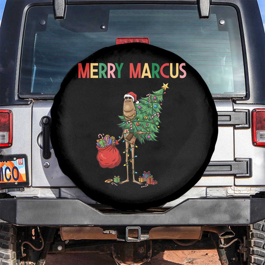 Marcus The Worm Christmas Meme Spare Tire Cover TS14 No hole Black Print Your Wear