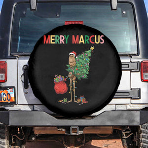 Marcus The Worm Christmas Meme Spare Tire Cover TS14 No hole Black Print Your Wear