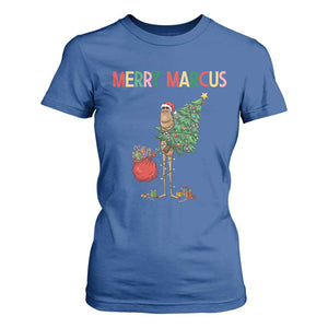 Marcus The Worm Christmas Meme T Shirt For Women TS14 Royal Blue Print Your Wear
