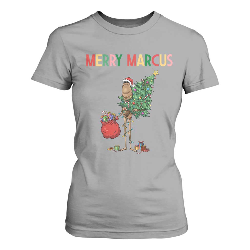Marcus The Worm Christmas Meme T Shirt For Women TS14 Sport Gray Print Your Wear