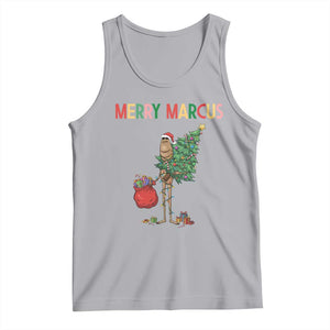 Marcus The Worm Christmas Meme Tank Top TS14 Athletic Heather Print Your Wear